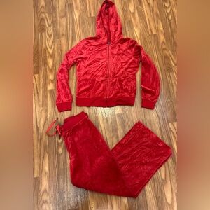 Victoria's Secret Red Plush And Lush Set